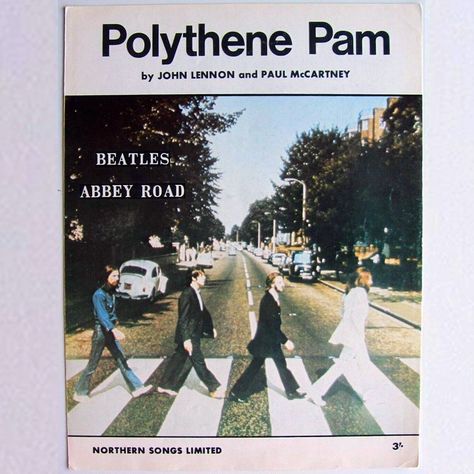 POLYTHENE PAM⠀ Well you should see Polythene Pam⠀ She's so good looking but she looks like a man⠀ Well, you should see her in drag dressed… Golden Slumbers, Epiphone Casino, Paul Mccartney Beatles, The Flaming Lips, Beatles George, Lennon And Mccartney, Primal Scream, Song Sheet, Bathroom Window