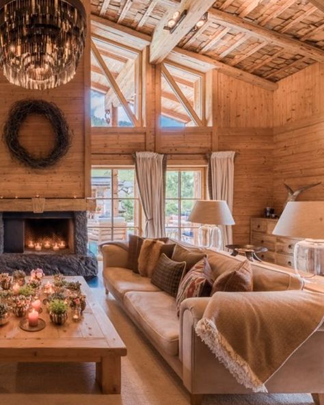 Large Ski Chalet in the Austrian Alps Luxury Ski Chalet Interiors, Alps Chalet, Ski Chalet Interior, Interior Materials, Luxury Chalet, Austrian Alps, Chalet Interior, Luxury Ski Chalet, Luxury Ski