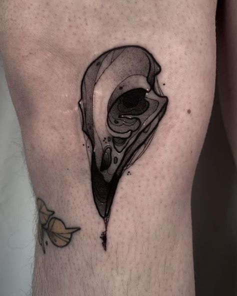 Bird Skull Tattoo, Canada Tattoo, Cool Tattoo Drawings, L Tattoo, Creepy Tattoos, Tattoo Apprentice, Skull Tattoo Design, Bird Skull, Skull Drawing