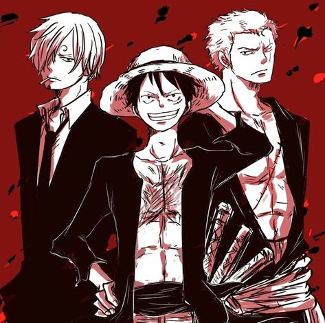 Luffy And Zoro And Sanji, Zoro Luffy And Sanji, Iconic Trios Cartoon, Monster Trio One Piece, Luffy And Sanji, One Piece Monster Trio, The Monster Trio, Luffy And Zoro, Monster Trio