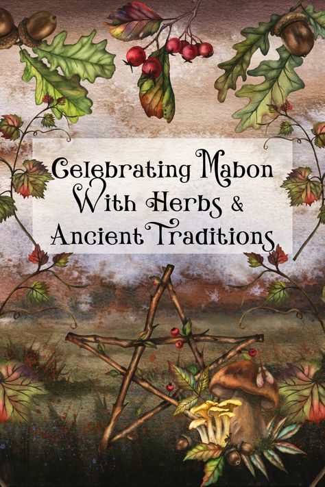 Embrace the magic of the Autumn Equinox by celebrating Mabon. Explore our favorite rituals and herbs to make your celebration special and meaningful. #Mabon #AutumnMagic #SeasonalHerbs Fall Solstice Ritual, Mabon Apple Ritual, Autumnal Equinox Ritual, Happy Mabon Images, Mabon Decorations Diy, Mabon Herbs, Mabon Activities, Mabon Food, Mabon Decor