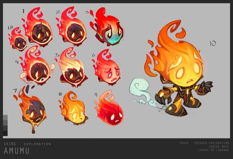 ArtStation - Infernal Amumu Skin , Carlos Ruiz League Of Legends Characters, Cute Fantasy Creatures, Arte Cyberpunk, Marvel Spiderman Art, Team Effort, Fantasy Creatures Art, Graphic Tshirt Design, Concept Art Drawing, Game Character Design