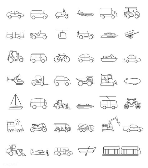 Train Tattoo, Transportation Vehicles, Car Icon, Planner Doodles, Diy Photo Book, People Logo, Doodle Tattoo, Car Tattoos, Car Icons