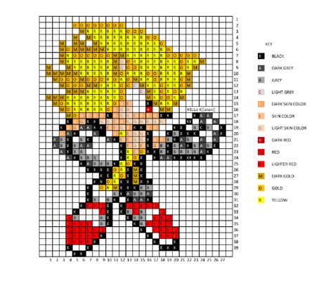 Sonic Beads Pattern, Sonic Pattern, Perler Pattern, Graph Crochet, Hamma Beads, Fuse Bead Patterns, Pixel Art Templates, Super Sonic, Geometric Pattern Art