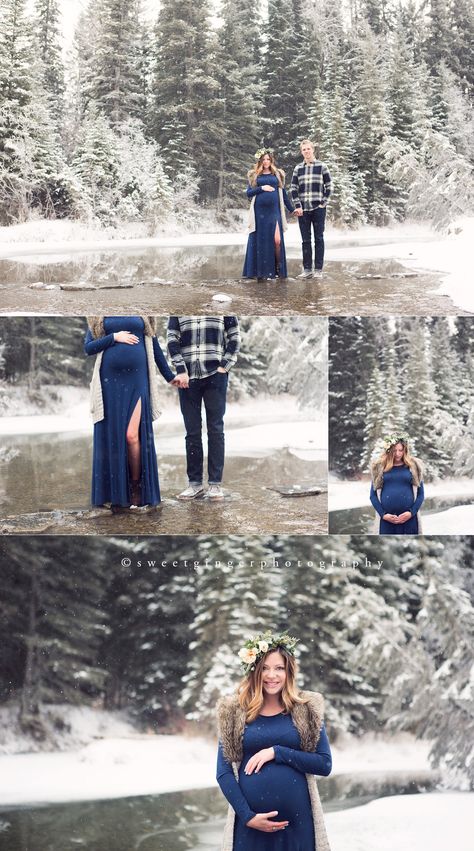 Maternity Photography Cold Weather, Maternity Photo Outfits Winter, Maternity Pictures In Snow, Maternity Snow Pictures, Winter Maternity Pictures Outfits, Winter Family Maternity Pictures, Winter Wonderland Maternity Photoshoot, February Maternity Photos, Winter Maternity Outfits For Pictures