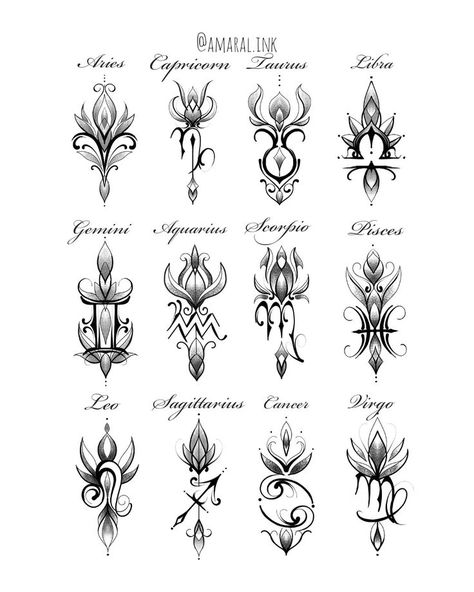 Aquarius Mandala Tattoo, Zodiac Mandala Tattoo, July Zodiac Sign Tattoo, Tattoo Ideas Astrology, Tattoo Balance, Tattoos Zodiac, Herren Hand Tattoos, Sagittarius Tattoo Designs, Zodiac Sign Taurus