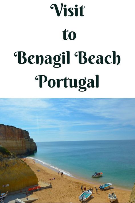 Visit to Benagil Beach, Portugal. Benagil Beach is famous for its breathtaking cave, Benagil Cave. #portugal #benagilbeach #portugaltravel Best Beaches In Portugal, Portugal Beach, Portuguese Culture, Cave In, Algarve Portugal, Portugal Travel, Europe Travel Tips, Travel Organization, Beach Town