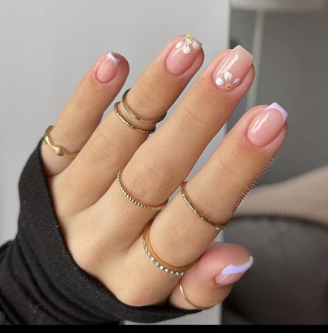 Elegant Spring Nails Square, Short Gel Extension Nails Ideas, Neutral Aesthetic Nails, Short Nail Designs Minimal, Nagel Design, Subtle Nails, Short Square Nails, Simple Gel Nails, Work Nails