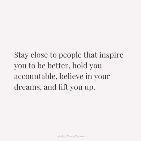 Surround yourself with those who light the fire within you. The right people not only inspire you to chase your dreams but also challenge you to hold yourself accountable. Together, we rise higher! 🌟  #selflove #motivation #mindset #confidence #successful #womenempowerment #womensupportingwomen You Are Who You Surround Yourself With, Surround Yourself With Successful People, Positive People Quotes, Challenge Yourself Quotes, Quotes To Keep Going, Surround Yourself With Positive People, New Year Plan, Hold Yourself Accountable, Together We Rise