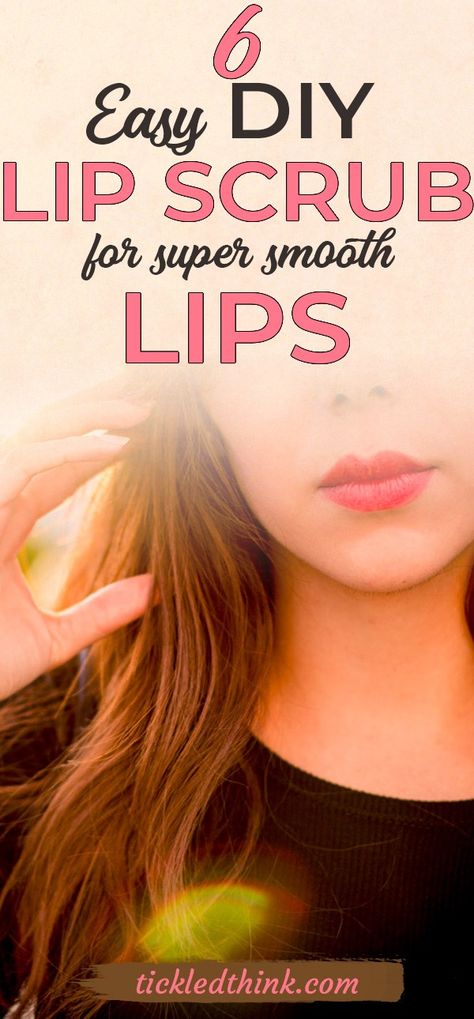 easy DIY lip scrub Lip Remedies, Easy Diy Lip Scrub, Diy Lip Scrubs, Diy Lip Scrub, Scrub Homemade, Lip Scrub Recipe, Lip Scrub Homemade, Lip Scrub Diy, Face Scrub Homemade