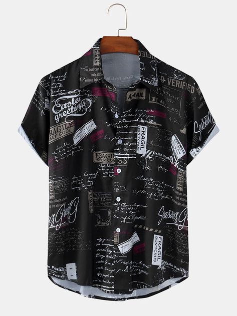 Fashion Notes, Outfit Hombre, Man Shirt, Beach Casual, Men Tops, Men Vintage, Hawaii Shirt, Fashion Website, Casual Shirt