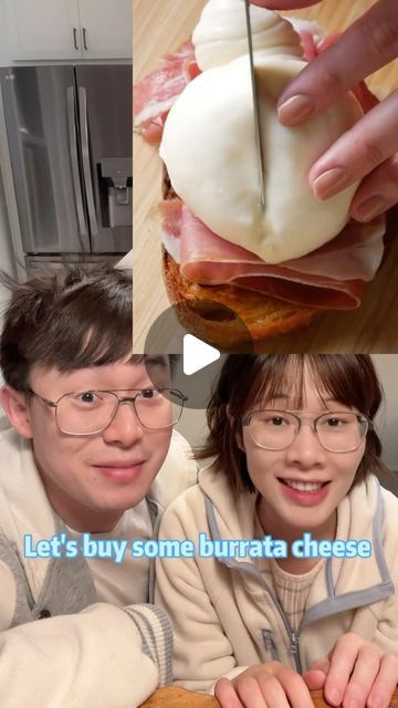 Ms Shi and Mr He on Instagram: "Let’s make some burrata cheese 🧀 with milk 🥛 #burrata #burratacheese #recipes #dairy #milk #homecooking" Mrs She Mr He Food, Mr Shi And Mr He, Mrs Shi Mr He Food, Ms She Mr He, Mr He And Mrs Shi, Ms Shi And Mr He Recipes, Mr He And Mrs Shi Cooking, Burrata Cheese, Dairy Milk