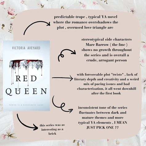 popular books I did not finish and why I do not like them !! ( PLEASE DON'T HATE ME FOR THIS ) book #1 ------------- ACOTAR by Sarah J. Maas 🌃 dnf'ed at "ACOWAR" book #2 ------------- RED QUEEN by Victoria Aveyard ⚡ dnf'ed at "King's Cage" book #3 ------------- THE SELECTION by Keira Cass 🍂 dnf'ed at "The Elite" tags : #books #bookstagram #bookreviews #bookrecommendations #keiracass #sarahjmaas #bookrecs #fyp #foryou #trending #books #relatablememes #opinion #review #booktok #dnf ... Victoria Aveyard, Trending Books, Ya Novels, Red Queen, Plot Twist, Sarah J Maas, Popular Books, Sarah J, Pick One