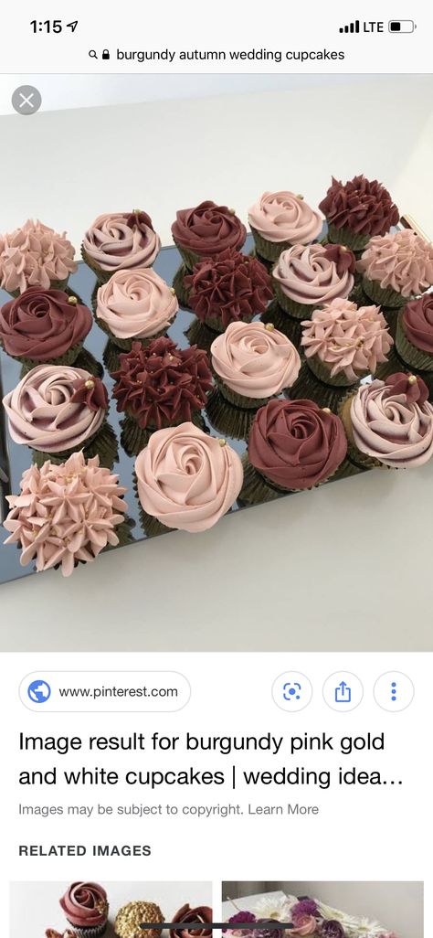 Sage And Blush Cupcakes, Boho Chic Cupcakes, Boho Wedding Cupcakes Ideas, Shades Of Brown Cupcakes, Boho Bridal Shower Cupcakes, Mauve Bridal Shower Ideas, Terracotta Cupcakes, Boho Cupcakes Wedding, Boho Theme Cupcakes