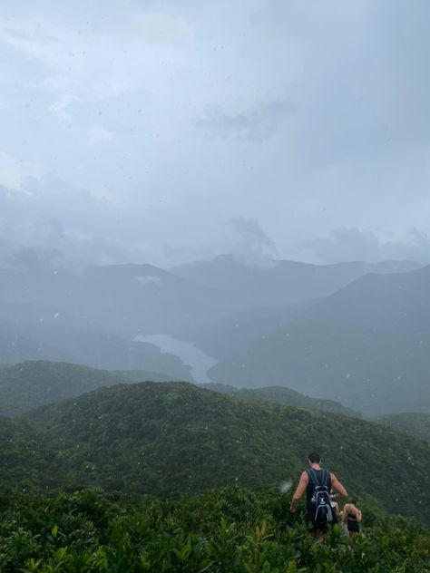 #hike #travel #hongkong #rain #explore #aesthetic #scene #scenery #mountains #green #plants #forest #rainyday #rainforest #traveling #travelguide Rainy Hike, Explore Aesthetic, Forest Mountain, Travel Bug, Nature Adventure, Mountain Hiking, Travel Bugs, Green Plants, Rainy Days