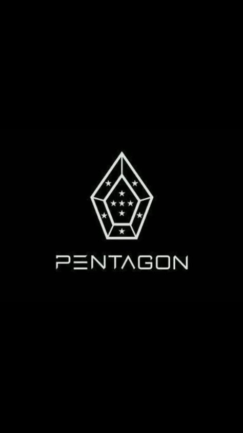 Pentagon Logo, K Pop Logo, Pentagon Group, Pentagon Kpop, Pop Logo, Kpop Logo, Wooseok Pentagon, Kpop Album, Led Design