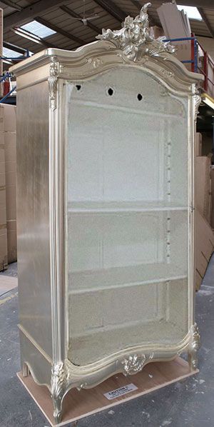 Chateau Silver French Open Armoire Open Armoire, Painting Furniture Ideas, Armoire Repurpose, Furniture Ads, Furniture Rehab, French Open, Painting Furniture, Funky Furniture, Refurbished Furniture