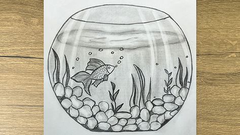 Easy Pencil Drawing || Drawing Tutorial || How to Draw a Fish in An Aquarium Pencil Sketch for beginners | Easy Drawing for a Fish in An Aquarium | Drawing Tutorial Pencil drawings, drawing school, easy drawings, easy to draw with pencil, easy pencil drawings, drawing, pencil. #AquariumDrawing #Pencildrawing #Drawing #Drawingharmony How To Draw Aquarium, Easy Aquarium Drawing, Fish Aquarium Drawing, Fish Out Of Water Drawing, Aquarium Drawing For Kids, School Of Fish Drawing, Schools Of Fish Drawing, Aquarium Drawing, Pencil Drawings Easy