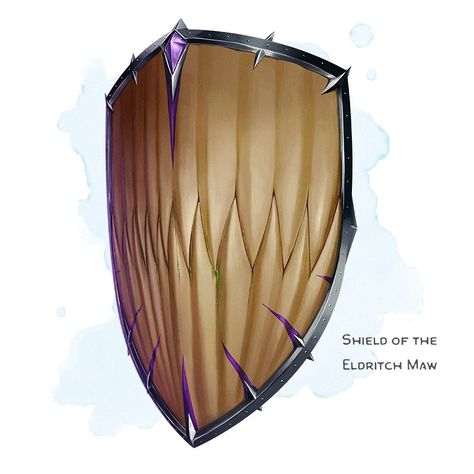 Click through to check out this exciting new item's mechanics! Get item art, descriptions, cards, compendiums, and more in your inbox every day when you support the effort by becoming a patron! www.patreon.com/the_griffons_saddlebag Dnd Shield Design, Shield Dnd, Griffons Saddlebag, The Griffon's Saddlebag, Griffon's Saddlebag, Magic Armor, Types Of Swords, Dnd 5e Homebrew, Magic Items