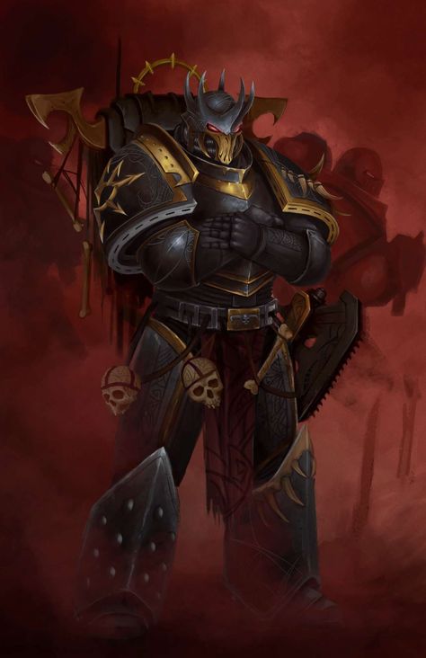 Black Legion Warhammer 40k Black Legion, Warhammer 40k Factions, Chaos Legion, Space Marine Art, Chaos 40k, Sons Of Horus, 40k Artwork, Warhammer 40k Art, Horus Heresy