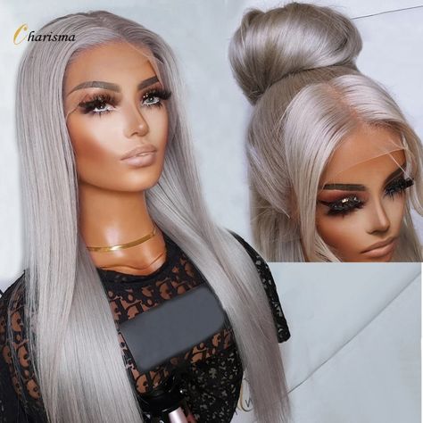 Upgrade your hairstyle with these stunning lace front synthetic wigs! 💁‍♀️ From wavy to straight, blonde to gray, we have a variety of options to choose from. #SyntheticWigs #LaceFront #HairTransformation 🌟  #eBaySeller #eBayStore #eBay #HighTemperatureFiber #SwissLace #MainlandChina #BodyWave #LaceFront #Wig #Synthetic #AverageSize #Gray #DailyUse #STRAIGHT #Straight #HeatResistant #Bob #Silver #Wavy #eBayStore #eBaySeller #LaceFront #Wig #Synthetic #DailyUse #HighTemperatureFiber Natural Hair Wigs, Grey Wig, Synthetic Lace Wigs, Colored Wigs, Straight Lace Front Wigs, Lace Closure Wig, Brown To Blonde, Synthetic Lace Front Wigs, Blonde Color