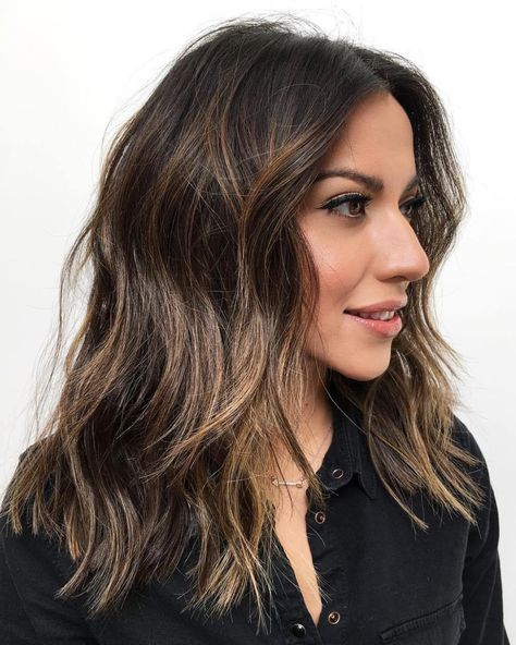 50 Most Flattering Hairstyles for Thick Hair Long Thick Hairstyles, Neck Length Hair Cuts, Thick Hairstyles, 40 Hairstyles, Long Sleek Hair, Thick Coarse Hair, Medium Shag Haircuts, Thick Hair Styles Medium, Wavy Hairstyles Medium