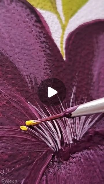 Acrylic Painting Flowers On Canvas, Painting Flowers Acrylic, Oil Painting Tutorials, Flowers Texture, Painting Flowers Tutorial, Oil Painting Tutorial, Flowers Tutorial, Acrylic Painting Flowers, Painting Flowers