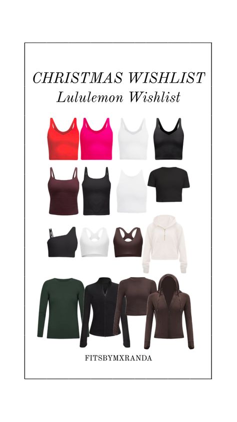 Lululemon Wishlist | #outfitinspo #christmas #christmaswishlist #wishlist #lululemon Christmas Wishlist, Outfit Inspo, Christmas, Gifts