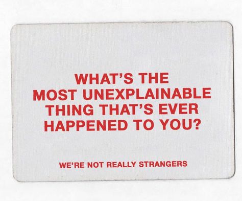 Wrns Questions, Wnrs Questions, We're Not Really Strangers Questions, We're Not Really Strangers Cards, Big Talk, Question To Ask, Deep Talks, Question Game, Fun Questions To Ask