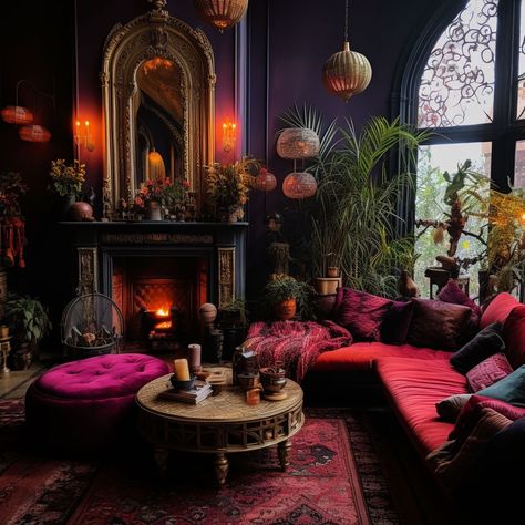 Dark Home Decor, Artwork Creative, Dark Home, Gothic Home, Apartment Decor Inspiration, Dream Room Inspiration, Gothic Home Decor, Dream House Interior, Gothic House