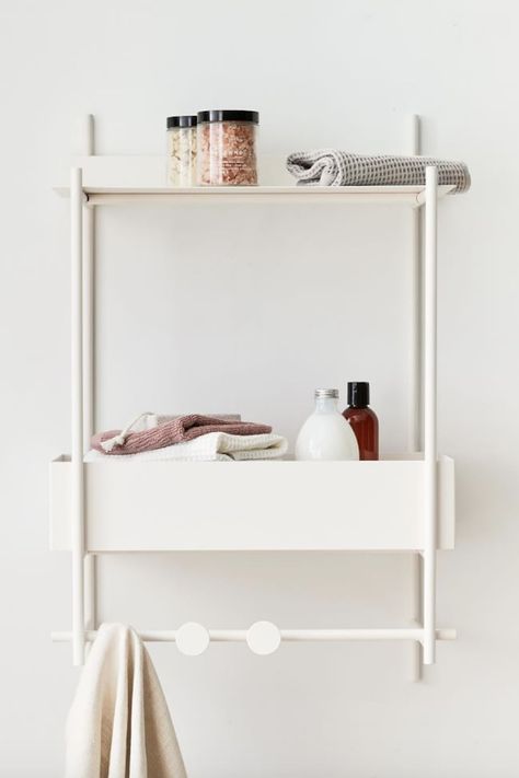 21 Cool Products That'll Inspire You to Have the Most Organized Bathroom Ever Wall Shelves Bathroom Small Spaces, Shelf Cover, Tall Shelves, Star View, Modern Wall Shelf, Metal Wall Shelves, Teen Furniture, Vanity Ideas, Closet Remodel