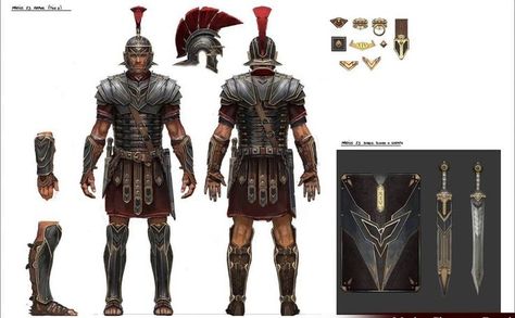 Ryse Son Of Rome, Rome History, Roman Armor, Roman Soldiers, Fantasy Armor, Google Co, Armor Concept, Character Design Male, Creature Concept