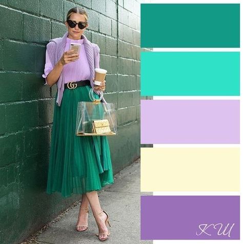 Wardrobe Color Guide, Colour Blocking Fashion, Colour Combinations Fashion, Color Combos Outfit, Fun Outfits, Color Blocking Outfits, Color Combinations For Clothes, Color Schemes Colour Palettes, Matching Clothes