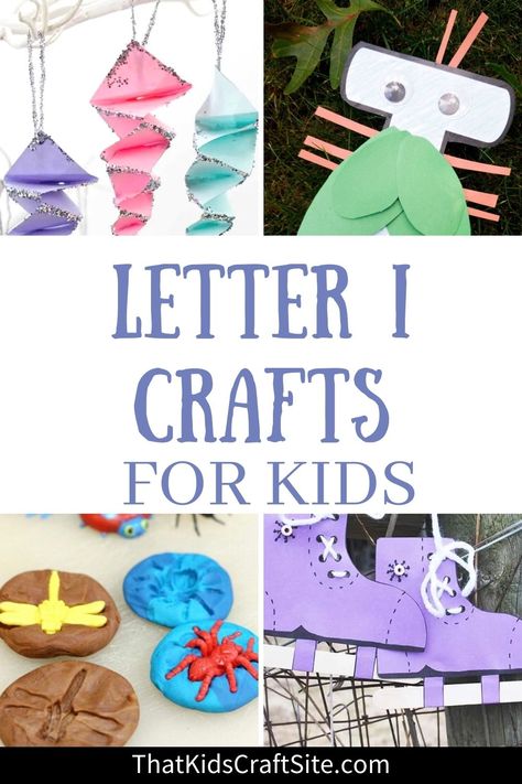 Letter I Crafts - That Kids' Craft Site Letter I Halloween Crafts, I Preschool Crafts, Preschool Letter I Crafts, Letter I Crafts For Kindergarten, Letter I Crafts For Toddlers, I Is For, I Crafts For Preschoolers, Letter I Craft For Preschoolers, Letter I Preschool