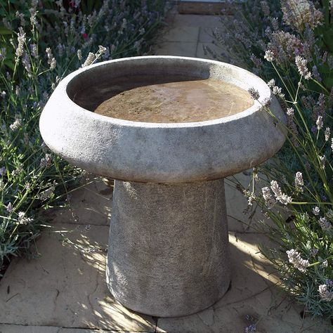 Modern Bird Baths, Garden Bird Bath, Stone Bird Baths, Bird Bath Fountain, Bird Bath Garden, Stone Garden, Garden Features, Bird Garden, Garden Stones