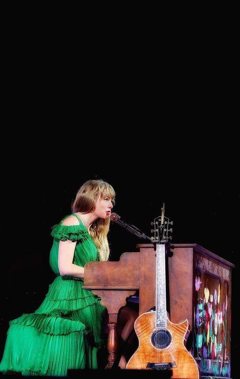 Taylor Swift Playing Piano, Surprise Song Dress, Taylor Swift Book, Swift Lyrics, Im Falling In Love, Taylor Swift Eras Tour, Taylor Swift Eras, Taylor Swift Outfits, Playing Piano