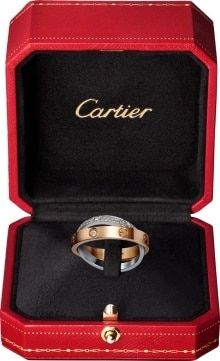 Cartier Love Wedding Band, Bracelet Cartier, Cartier Love Ring, Trinity Ring, Bracelet Rose Gold, Cartier Panthere, Bagan, Cartier Love, Pink Ring