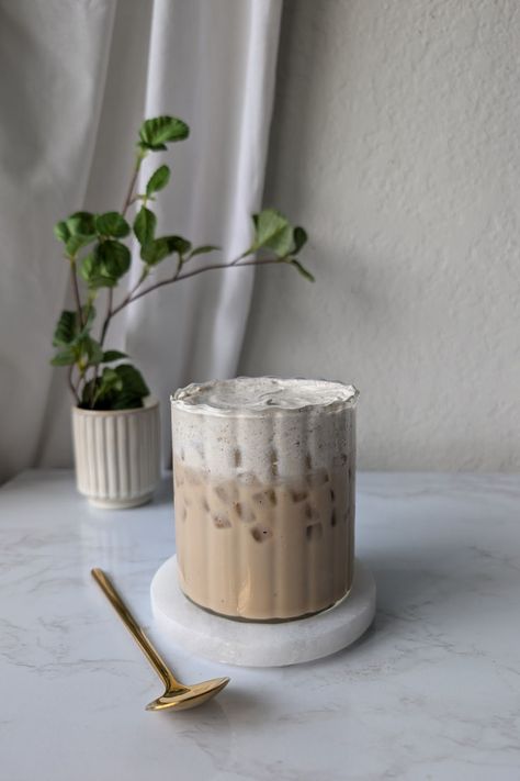 This Black Sesame Iced Protein Latte combines the nutty, rich flavor of black sesame with the energizing boost of Instant Protein Coffee and the sweetness of Javy Vanilla Coffee Syrup. Packed with protein, this drink is perfect for a post-workout refreshment or a nourishing iced latte for any time of the day. The recipe is keto-friendly, gluten-free, and can be tailored to your dietary preferences. Vanilla Coffee Syrup, Protein Latte, Vanilla Syrup For Coffee, Protein Coffee, Coffee Syrup, Vanilla Coffee, Black Sesame, Iced Latte, Iced Coffee