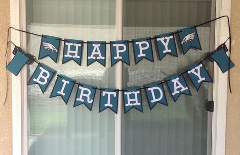 Eagles Birthday Party, Eagles Decorations, Eagles Party, Gridiron Gang, Nfl Eagles, Football Birthday Party, Birthday Words, Surprise Baby, 29th Birthday