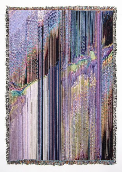 Textil Design, Illustrator Design, Plakat Design, Cotton Throw Blanket, Glitch Art, Woven Throw, Blanket Designs, Jacquard Weave, Grafik Design