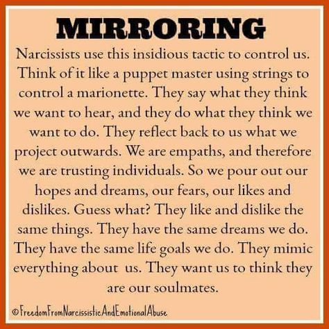 So true! My narcissistic parents would mirror my interests, even though it was clear they had no genuine passion for the things I loved. They are just so empty that they can't even grasp what it's like to be original. Empty shells trying to look like real people. Abuser Quote, Narcissistic People, Narcissistic Behavior, Toxic People, Personality Disorder, Bukowski, Toxic Relationships, Narcissism, Empath