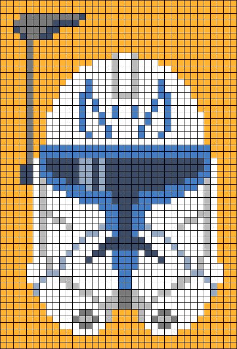 Alpha pattern #106436 | BraceletBook Star Wars Tapestry Crochet, Pixel Art Pattern Star Wars, Star Wars Pixel Art Grid, Pixel Crochet Star Wars, Star Wars Cross Stitch Patterns, Star Wars Alpha Pattern, Clone Trooper Crochet Pattern, Alpha Patterns Star Wars, Crochet Alpha Pattern Star Wars