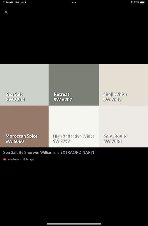 Moroccan Spice Sherwin Williams, Retreat Sherwin Williams, Shoji White, Moroccan Spices, Sherwin Williams, Where The Heart Is, Cottage Homes, Paint Colors, Building A House