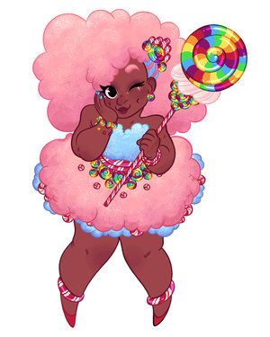 Candyland Princess, Princess Pfp, Candy Queen, Lovely Princess, Plus Size Art, Black Cartoon Characters, Queen Art, Day Outfits, Black Anime Characters