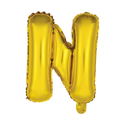 Alphabet N, Gold Letter Balloons, Gold Foil Balloons, Celebration Balloons, Celebration Around The World, Round Balloons, Balloon Pop, Silver Party, Balloon Shapes