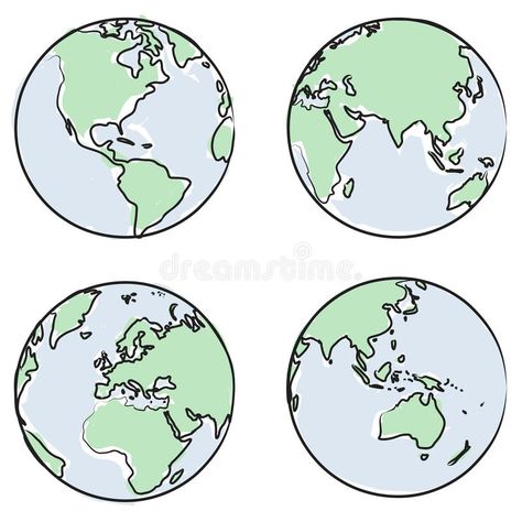 Globe views vector. Planet earth globe drawing, different views and countries , #AFF, #Planet, #earth, #vector, #Globe, #views #ad Earth Globe Drawing, Planet Earth Drawing, Earth Sketch, Globe Drawing, Globe Illustration, Earth Drawing, File Illustration, Edgy Kid, Earth Tattoo