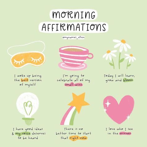 Positive Mentality, Positive Aesthetic, Tenk Positivt, Image Positive, Ayat Quran, Self Care Bullet Journal, Vie Motivation, Daily Positive Affirmations, Morning Affirmations