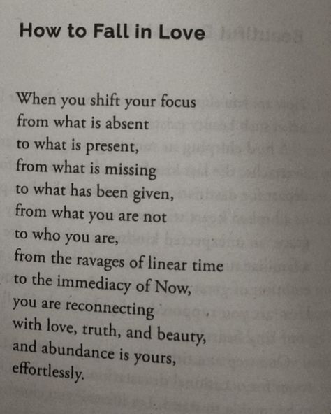 Sarita Walsh | How to Fall in Love 🌳 The Way of Rest (Jeff Foster) When you shift your focus from what is absent to what is present, from what is… | Instagram Sarita Walsh, Jeff Foster, Lose Everything, Losing Everything, No Way, Fall In Love, Falling In Love, The Fosters, With Love