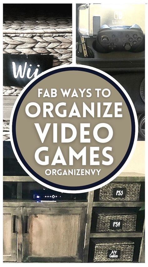 Game System Organization, Game Console Organization, Video Game Console Storage, Video Game Organization, Video Game Storage, Hidden Games, Space Video, Game Organization, Game Storage