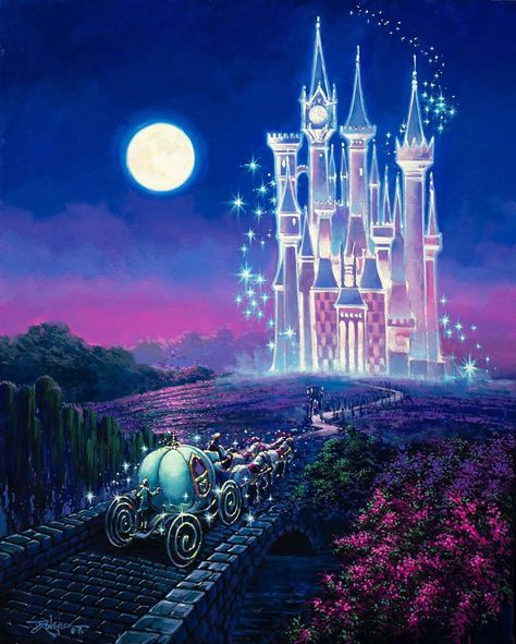 651 Likes, 40 Comments - Rodelio Gonzalez (@rodelgonzalez) on Instagram: “Classic Cinderella’s Castle. I never get tired of doing Disney artwork and it’s such a blessing…” Walt Disney Castle, Cinderella Wallpaper, Cinderella Art, Castle Art, Disney Artwork, Walt Disney Animation Studios, Cinderella Castle, Princesa Disney, Fairytale Fantasy